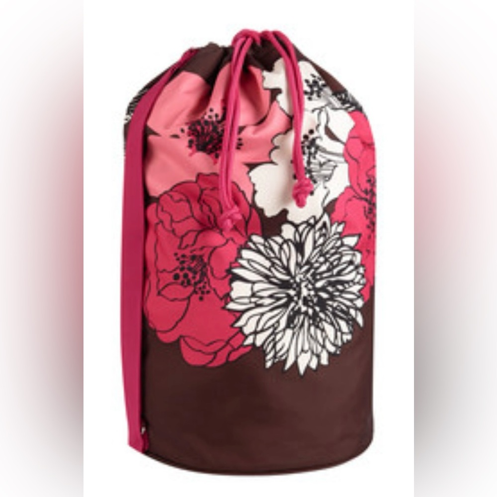 Vera Bradley Big Huge Laundry Tote Mocha Rouge